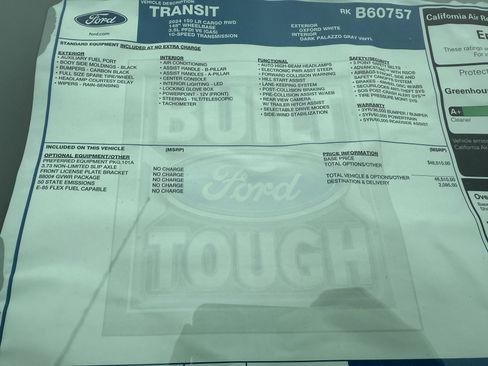 New 2024 Ford Transit 150 XL image 13