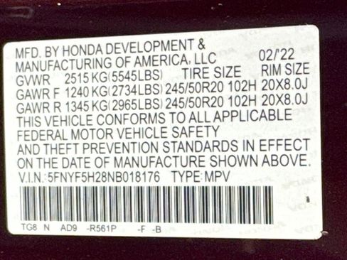 Used 2022 Honda Pilot Special Edition image 32