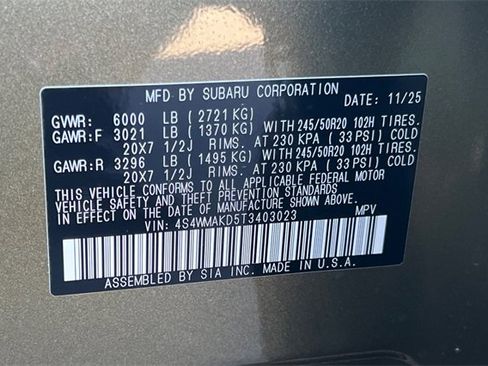 New 2026 Subaru Ascent Touring image 26