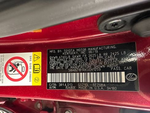 Used 2019 Lexus ES 350 w/ Premium Package FWD image 37