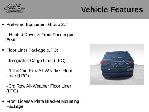 Used 2023 Chevrolet Traverse RS w/ LPO, Floor Liner Package AWD/4WD image 5