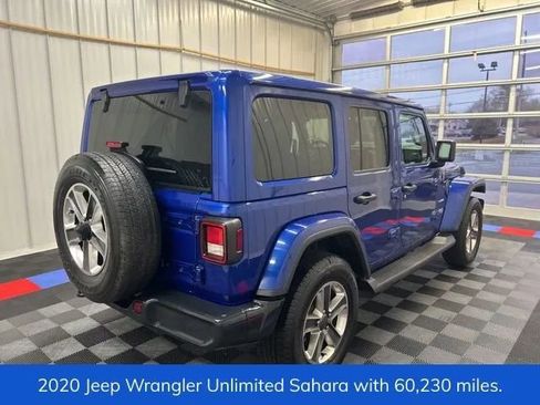 Used 2020 Jeep Wrangler Unlimited Sahara w/ Uconnect 4C Nav & Sound Group image 3