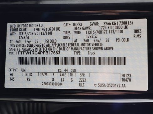 Used 2023 Ford F150 Raptor image 64