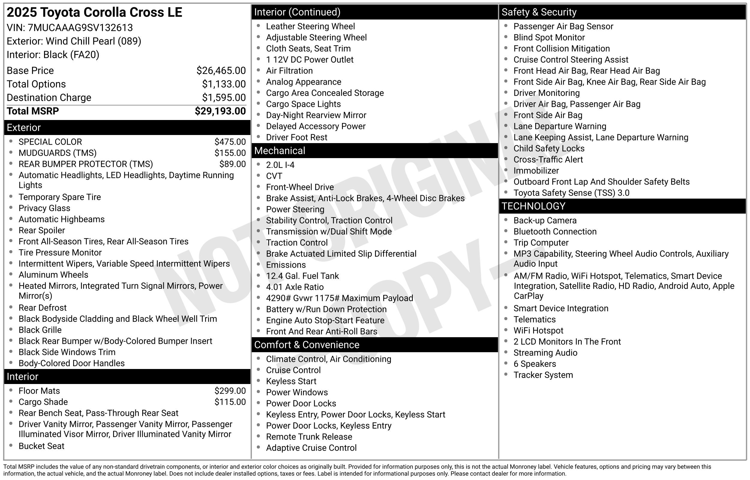 Certified 2025 Toyota Corolla Cross LE FWD image 27