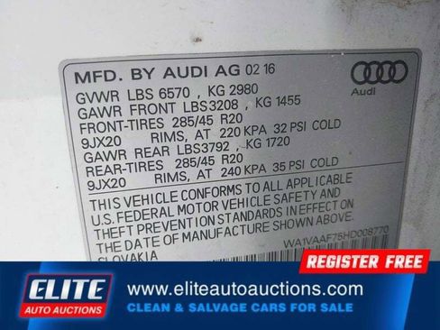 Used 2017 Audi Q7 3.0T Prestige w/ Prestige Package image 17