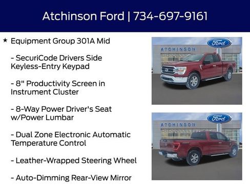 Used 2022 Ford F150 XLT w/ Equipment Group 301A Mid image 12
