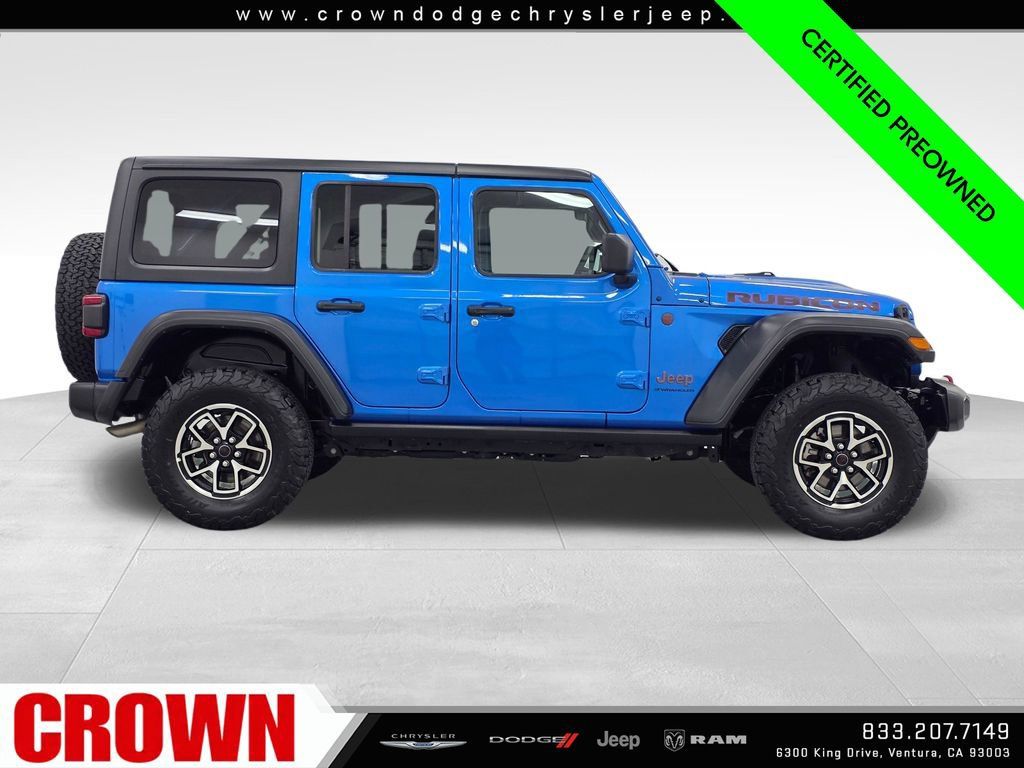 Certified 2025 Jeep Wrangler Unlimited Rubicon AWD/4WD image 8