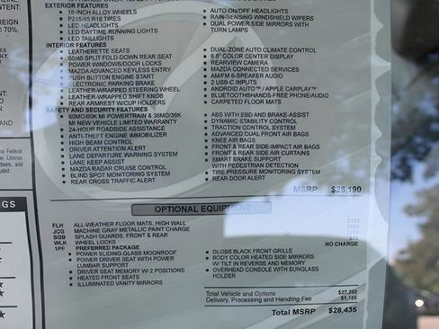 Used 2024 MAZDA MAZDA3 s image 35