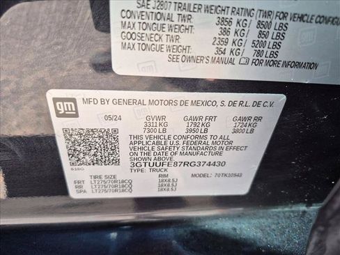 Used 2024 GMC Sierra 1500 AT4X AWD/4WD image 26