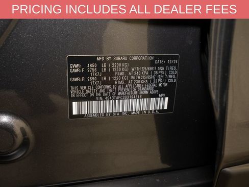 Used 2025 Subaru Outback Premium w/ Popular Package #1A AWD/4WD image 23
