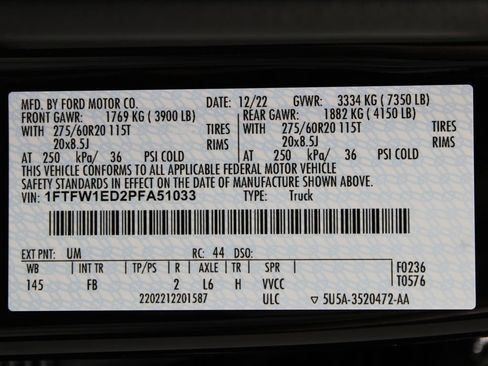 Used 2023 Ford F150 XLT w/ Equipment Group 302A High AWD/4WD image 81