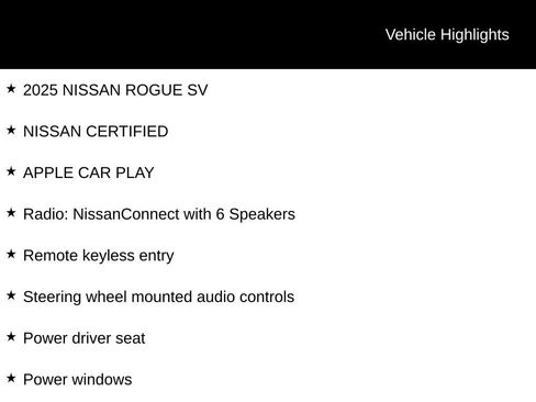 Certified 2025 Nissan Rogue SV AWD/4WD image 6