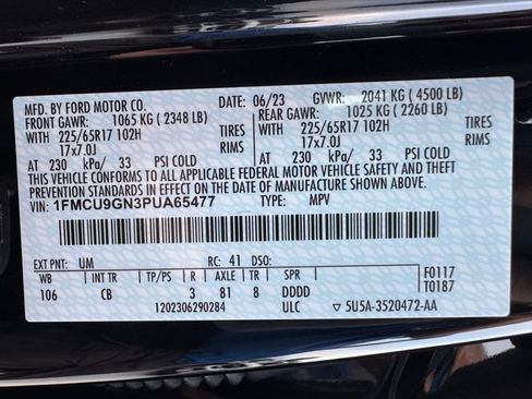 Used 2023 Ford Escape Active AWD/4WD image 28