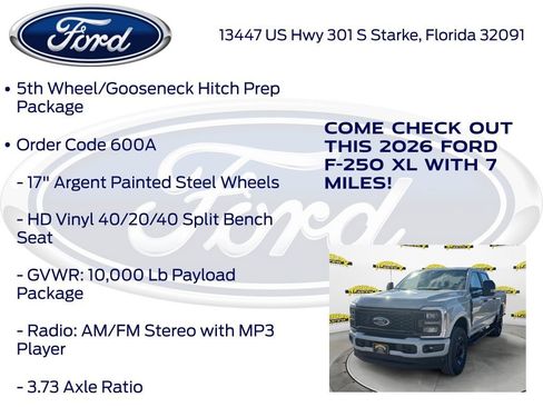 New 2026 Ford F250 XL w/ STX Appearance Package image 20