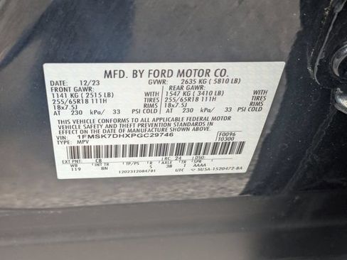 Used 2023 Ford Explorer XLT RWD image 36