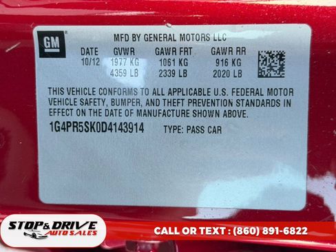 Used 2013 Buick Verano Convenience FWD image 18