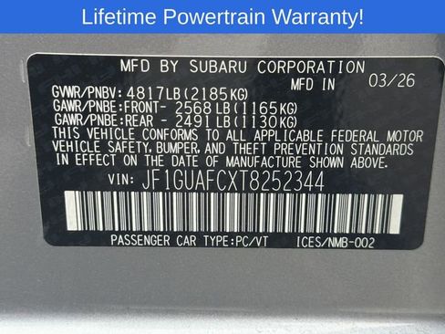 New 2026 Subaru Impreza 2.0i Sport AWD/4WD image 30