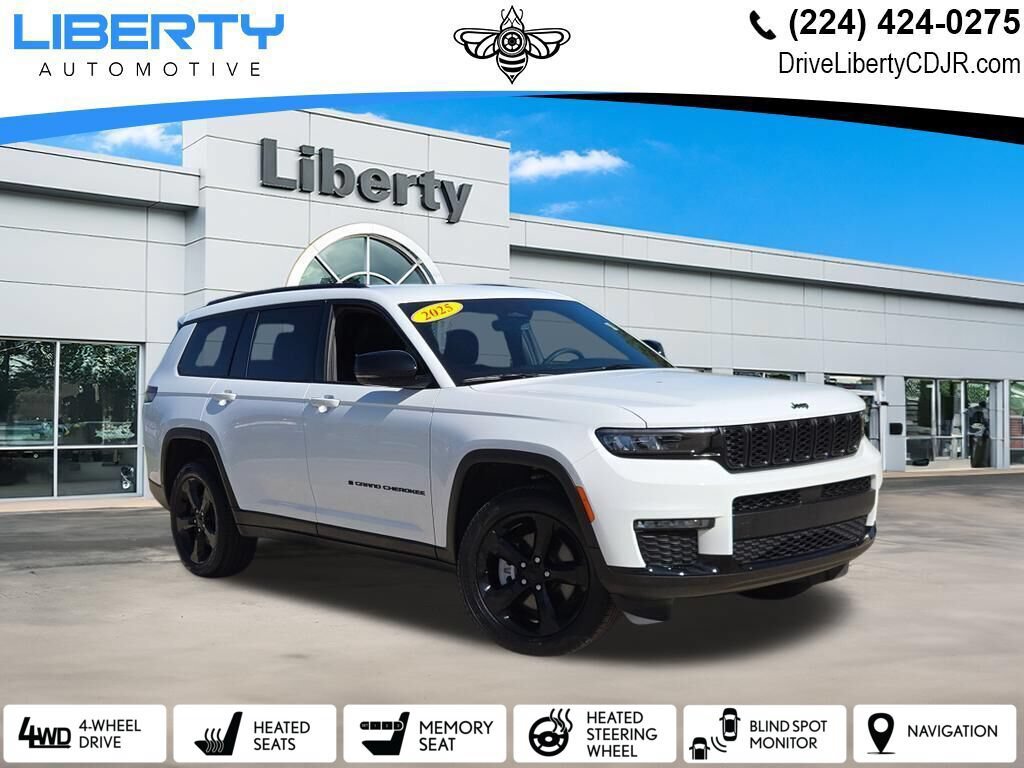 Certified 2025 Jeep Grand Cherokee L Limited w/ Black Appearance Package AWD/4WD image 1