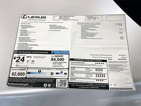 New 2026 Lexus RX 350 Premium image 14