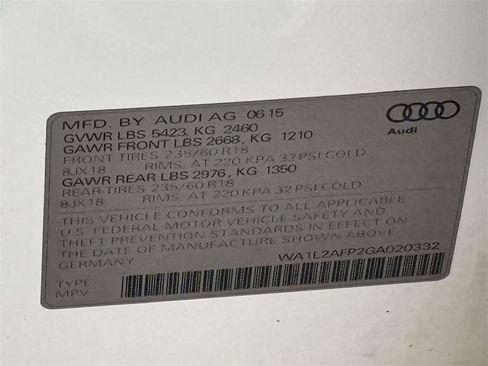 Used 2016 Audi Q5 2.0T Premium Plus w/ Technology Package image 33