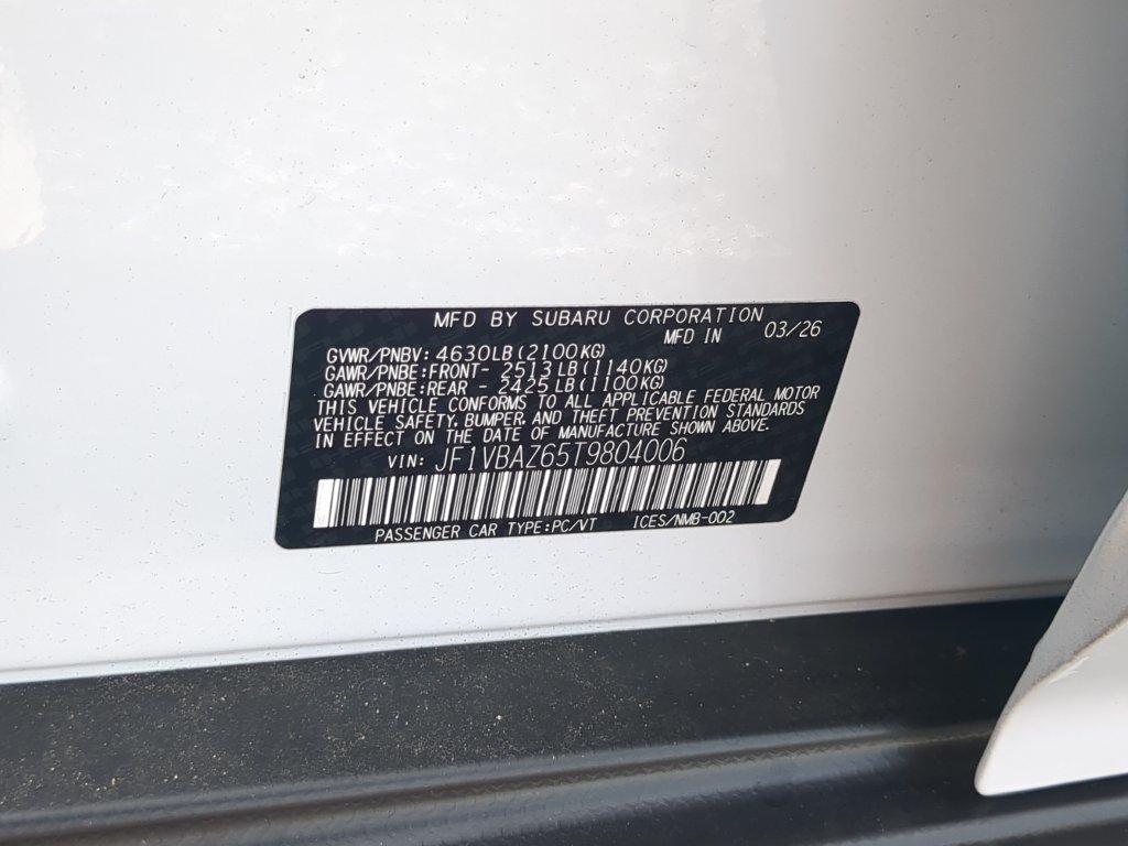 New 2026 Subaru WRX tS AWD/4WD image 35