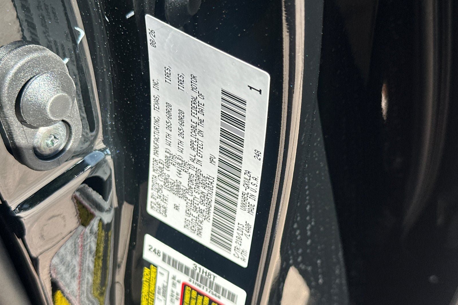 New 2026 Toyota Sequoia Limited w/ Tow Technology Package AWD/4WD image 34