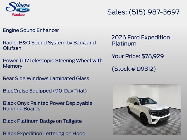 Used 2026 Ford Expedition Platinum w/ Stealth Performance Package AWD/4WD image 33