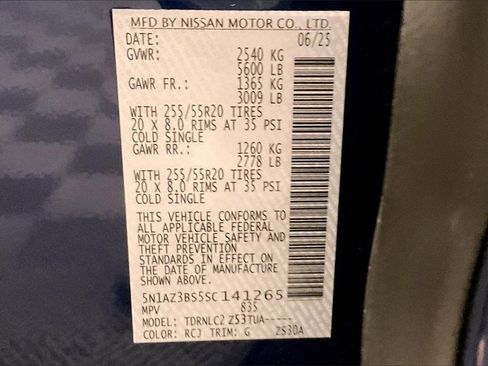 Certified 2025 Nissan Murano SV w/ Cargo Package image 28