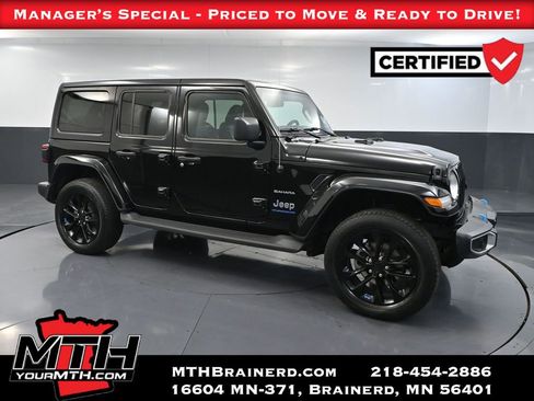 Used 2023 Jeep Wrangler Unlimited Sahara w/ Cold Weather Group image 1