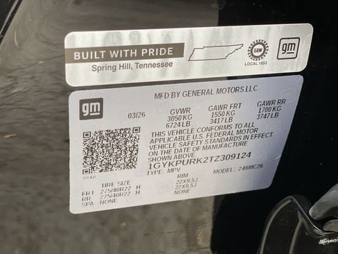 Certified 2026 Cadillac Lyriq Sport w/ LPO, ONYX Package RWD image 29