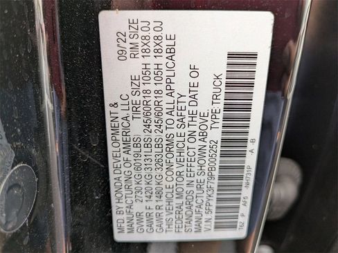 Used 2023 Honda Ridgeline RTL-E image 33