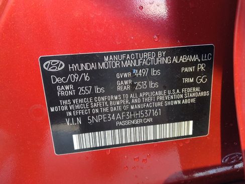 Used 2017 Hyundai Sonata Sport w/ Value Edition Package 02 FWD image 33
