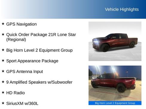 Used 2025 RAM 1500 Lone Star AWD/4WD image 5