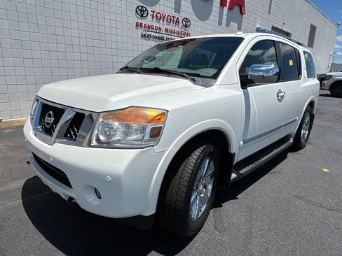 Used 2014 Nissan Armada Platinum w/ 2nd Row Captain Seat Package RWD image 1