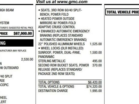Used 2024 GMC Yukon SLT w/ SLT Luxury Package AWD/4WD image 2