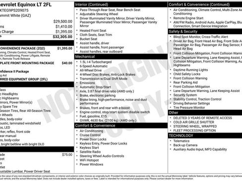 Used 2023 Chevrolet Equinox LT w/ Driver Convenience Package AWD/4WD image 28