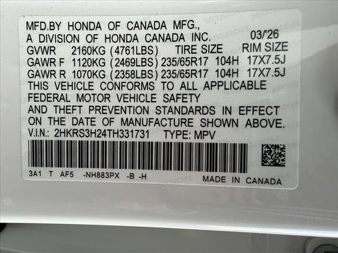 Certified 2026 Honda CR-V LX image 22
