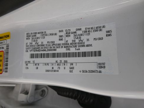 Used 2022 Ford Ranger XLT w/ Equipment Group 301A Mid RWD image 10
