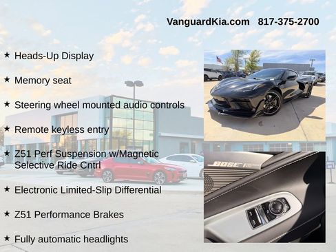 Used 2023 Chevrolet Corvette Stingray Preferred Cpe w/ Z51 Performance Package RWD image 12