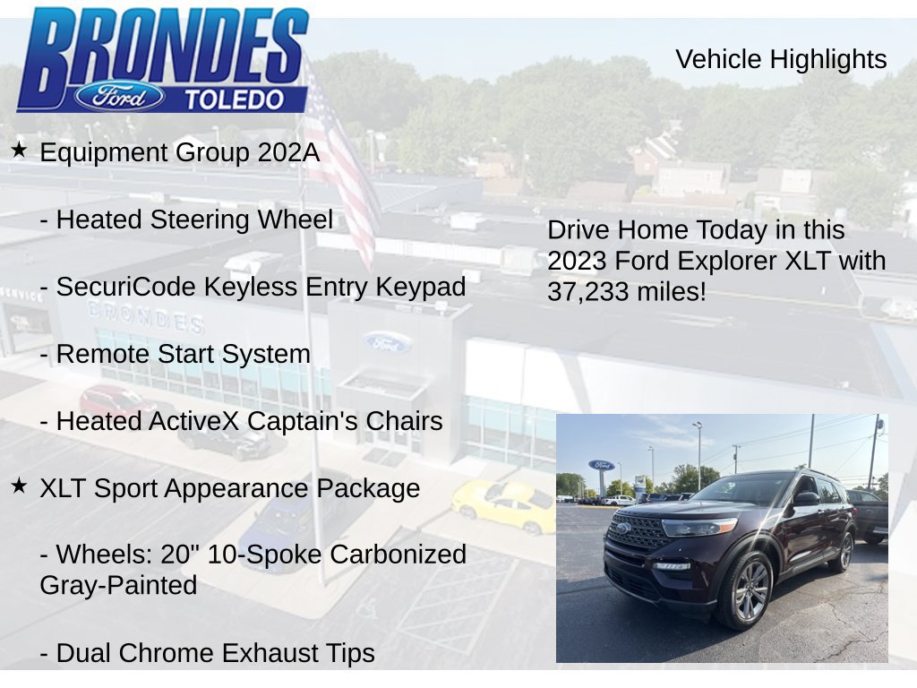 Used 2023 Ford Explorer XLT w/ Equipment Group 202A AWD/4WD image 12