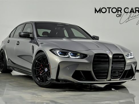 Used 2022 BMW M3 Competition w/ M Carbon Exterior Package AWD/4WD image 1