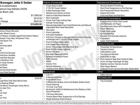 Used 2014 Volkswagen Jetta S FWD image 5