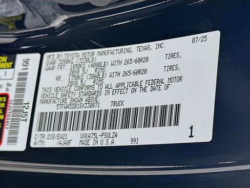 Certified 2025 Toyota Tundra Limited image 33