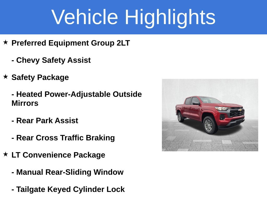 Used 2024 Chevrolet Colorado LT w/ LT Convenience Package RWD image 3