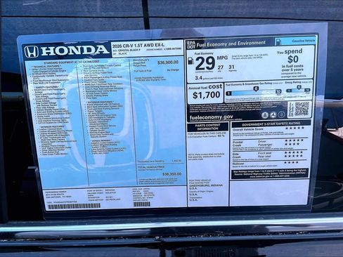 New 2026 Honda CR-V EX-L image 18