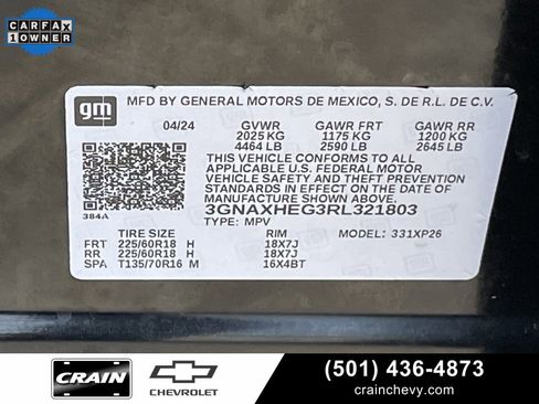 Used 2024 Chevrolet Equinox LS w/ LS Convenience Package image 34