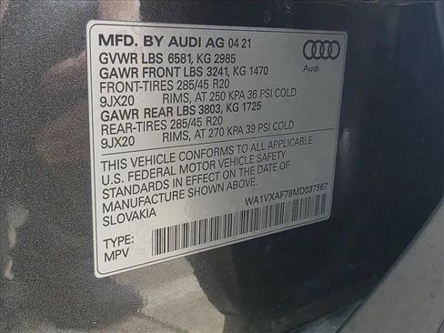 Used 2021 Audi Q7 3.0T Prestige w/ Prestige Package AWD/4WD image 20