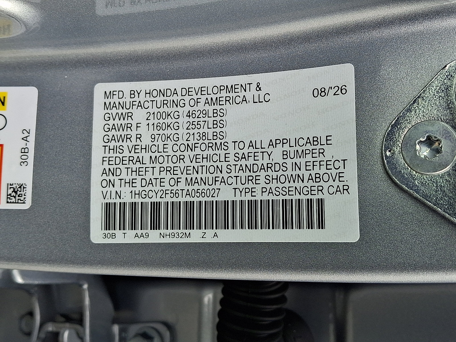 New 2026 Honda Accord Sport image 10