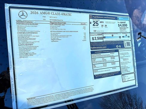 New 2026 Mercedes-Benz CLA 35 AMG AMG CLA 35 image 17