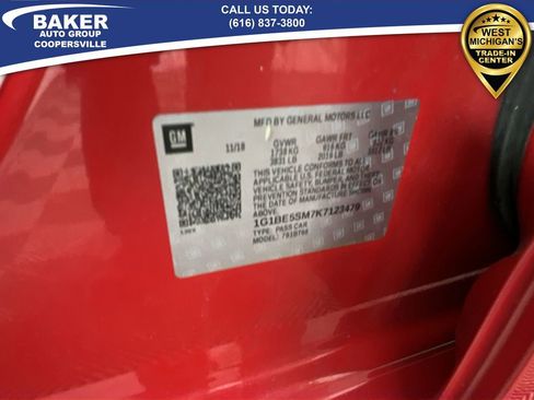 Certified 2019 Chevrolet Cruze LT w/ LT Fleet Convenience Package image 31